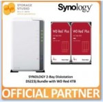 SYNOLOGY 2-Bay Diskstation DS223J Bundle with WD Red Plus 2 x 4TB