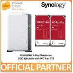 SYNOLOGY 2-Bay Diskstation DS223J Bundle with WD Red Plus 2 x 2TB