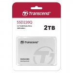 TRANSCEND 220Q Internal SATA SSD 2TB / 1TB / 500GB. TS2TSSD220Q / TS1TSSD220Q / TS500GSSD220Q Singapore Local 3 Years Warranty. **TRANSCEND OFFICIAL PARTNER**