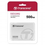 TRANSCEND 220Q Internal SATA SSD 2TB / 1TB / 500GB. TS2TSSD220Q / TS1TSSD220Q / TS500GSSD220Q Singapore Local 3 Years Warranty. **TRANSCEND OFFICIAL PARTNER**
