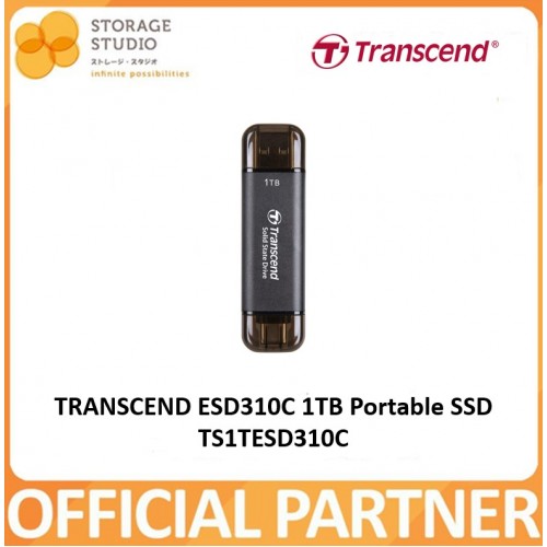 TRANSCEND 1TB ESD310C Portable SSD. Singapore Local 5 Years Warranty **TRANSCEND OFFICIAL PARTNER**