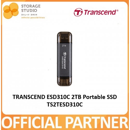 TRANSCEND 2TB ESD310C Portable SSD. Singapore Local 5 Years Warranty **TRANSCEND OFFICIAL PARTNER**