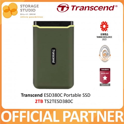 TRANSCEND 2TB ESD380C Portable SSD. Singapore Local 5 Years Warranty **TRANSCEND OFFICIAL PARTNER**