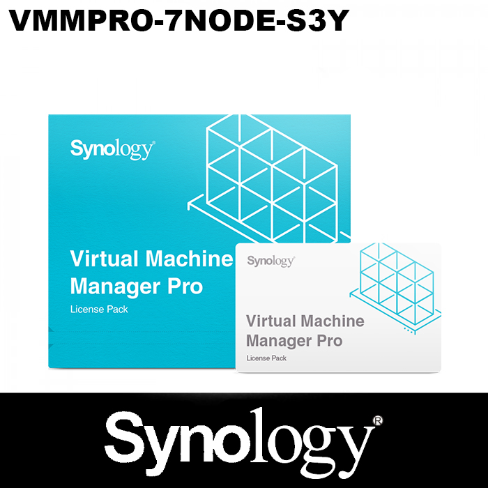 Nodes 7. Virtual Machine Manager. Panasonic Geometry Manager Pro. Synology VMMPRO-3node-s1y. Synology VMMPRO-7node-s1y.